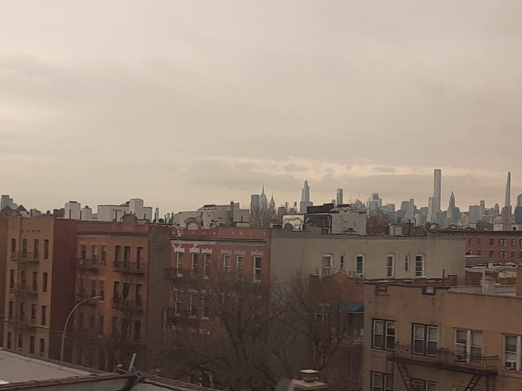 Manhattan off in the distance